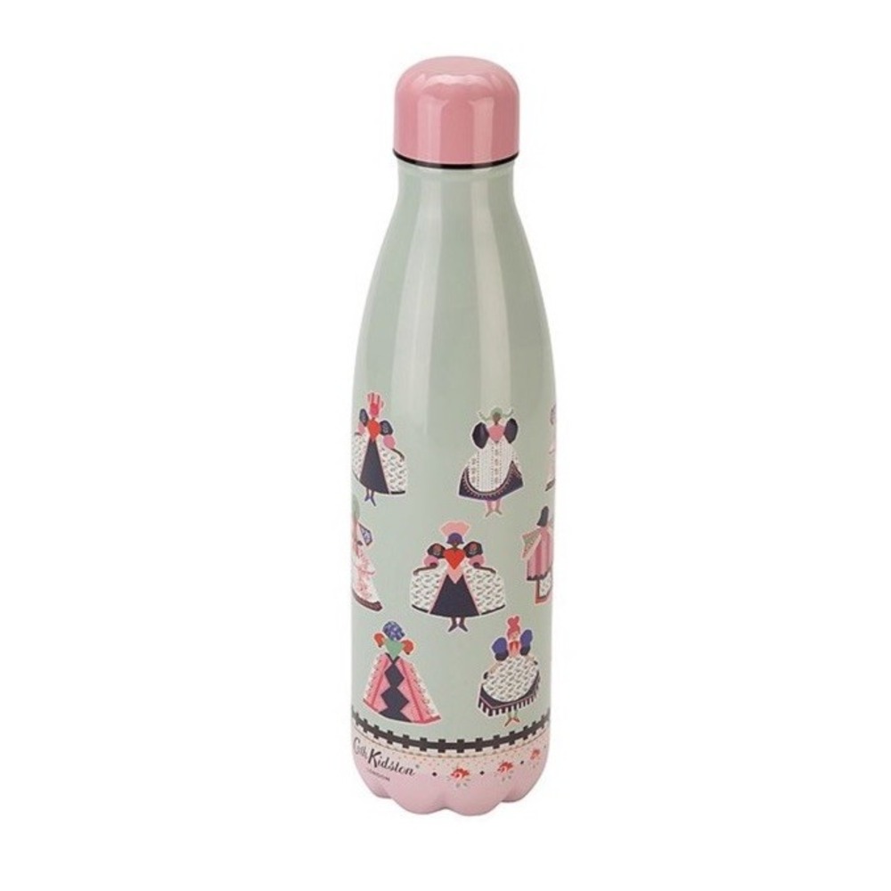 Cath Kidston Stainless Steel Water Bottle 490ml‎ Wild Flowers Women 16.5 Fl Oz